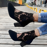Norene™ Stiefeletten aus elegantem Spitzenmaterial