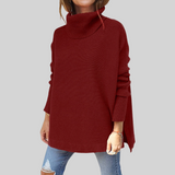 ANNELISE I Oversized-Pullover mit Stehkragen