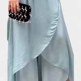 Flavia | Komplett-Set aus zwei Teilen mit weitem Top und asymmetrischem Rock