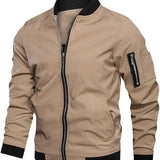 Elegante Metallische Bomberjacke Jules