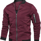Elegante Metallische Bomberjacke Jules