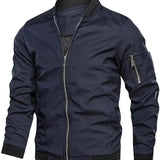Elegante Metallische Bomberjacke Jules