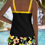 Laluna® | Elegantes Tankini-Set aus zwei Teilen