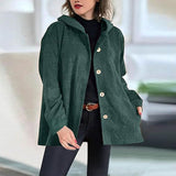 Adriana | Casual-Veloursjacke mit Kapuze für die Herbstsaison