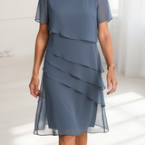 Juliette – Elegantes fließendes Kleid mit Volants