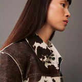 Bedruckte Jacke