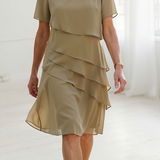 Juliette – Elegantes fließendes Kleid mit Volants