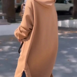 Marina - Lange Sweatshirt mit Kapuze