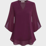 Marina | Elegante 3/4-Ärmel Bluse
