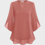 Marina | Elegante 3/4-Ärmel Bluse