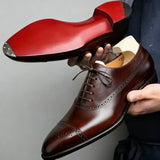 Enzo — Elegante Oxford Brogue Schuhe