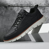 Sneaker aus Leder Giorgio - Stil und Komfort