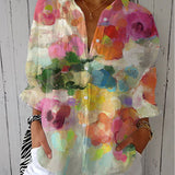 Sara | Traumhafte Aquarellbluse