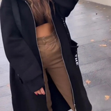 Marina - Lange Sweatshirt mit Kapuze