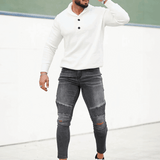 Mattia™ | Jeans Riptide Denim Grau