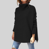 ANNELISE I Oversized-Pullover mit Stehkragen