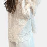 Iris | Verspielte Bluse im Wild-Design