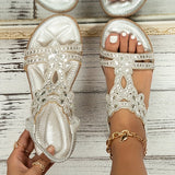 Maison – Bequeme orthopädische Sandalen aus Kristall