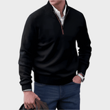 Malik | Eleganter Pullover mit Reißverschluss für Herren