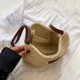 Schultertasche Olive