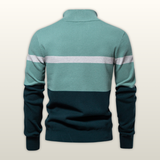 Lorenzo | Klassischer Pullover mit halbem Reißverschluss