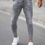 Manuele™ | Hellgraue Jeans für Herren