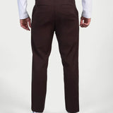 Giorgio™ | Astino Stretch-Hose - Dunkelbraun Elegant