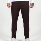 Giorgio™ | Astino Stretch-Hose - Dunkelbraun Elegant