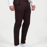 Giorgio™ | Astino Stretch-Hose - Dunkelbraun Elegant
