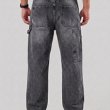 Fernando™ | Jeans Tadeo Carpenter - Grau Stone Washed