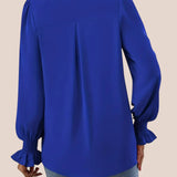 Mira | Elegante V-Ausschnitt Bluse