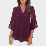 Marina | Elegante 3/4-Ärmel Bluse