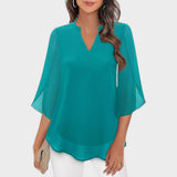 Marina | Elegante 3/4-Ärmel Bluse