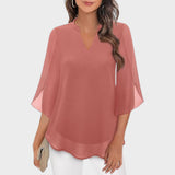 Marina | Elegante 3/4-Ärmel Bluse
