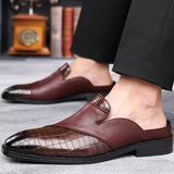 Filippo — Elegante Mule aus bedrucktem Leder