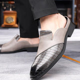 Filippo — Elegante Mule aus bedrucktem Leder