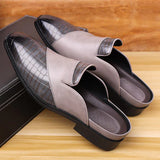 Filippo — Elegante Mule aus bedrucktem Leder