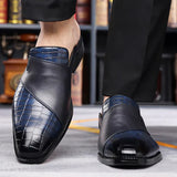 Filippo — Elegante Mule aus bedrucktem Leder