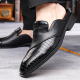 Filippo — Elegante Mule aus bedrucktem Leder