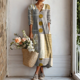 EMILY | FLUIDES BEDRUCKTES KLEID