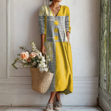 ENEA | FLUIDES GEDRUCKTES KLEID
