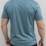 Enzo™ | T-Shirt Evano - Blau Staub