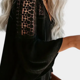 Sonnengewebte Spitze | Luftige Bluse mit femininer Eleganz