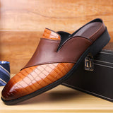 Filippo — Elegante Mule aus bedrucktem Leder