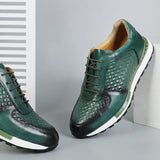 Alessandro — Sneakers aus geflochtenem Leder