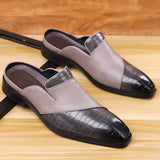 Filippo — Elegante Mule aus bedrucktem Leder