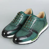 Alessandro — Sneakers aus geflochtenem Leder