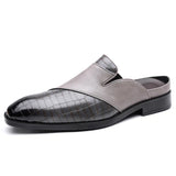 Filippo — Elegante Mule aus bedrucktem Leder