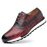 Edoardo — Sneaker Oxford aus bedrucktem Leder