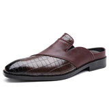 Filippo — Elegante Mule aus bedrucktem Leder